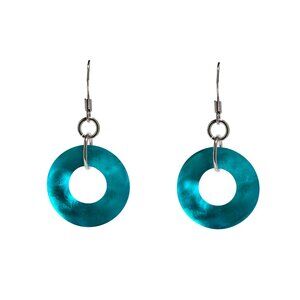 Recycled Vintage Mason Jar Hoop Earrings